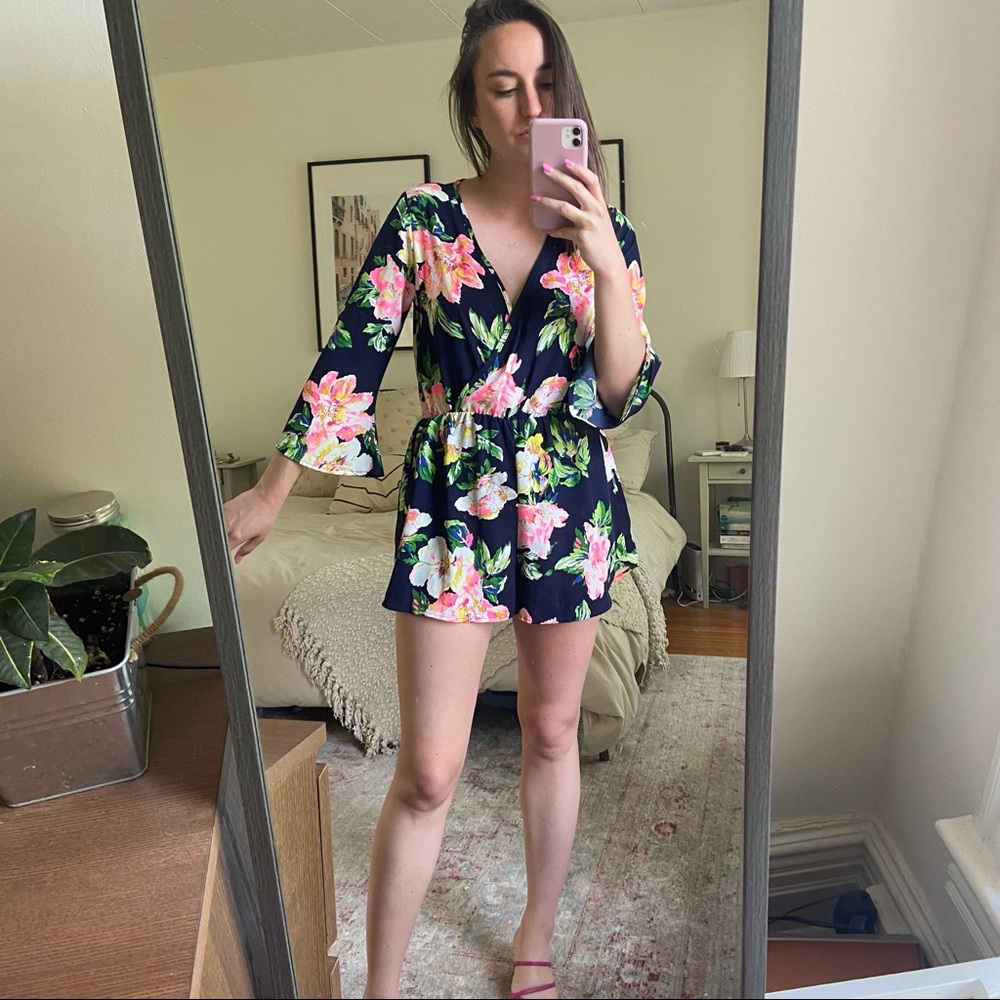Floral Romper!